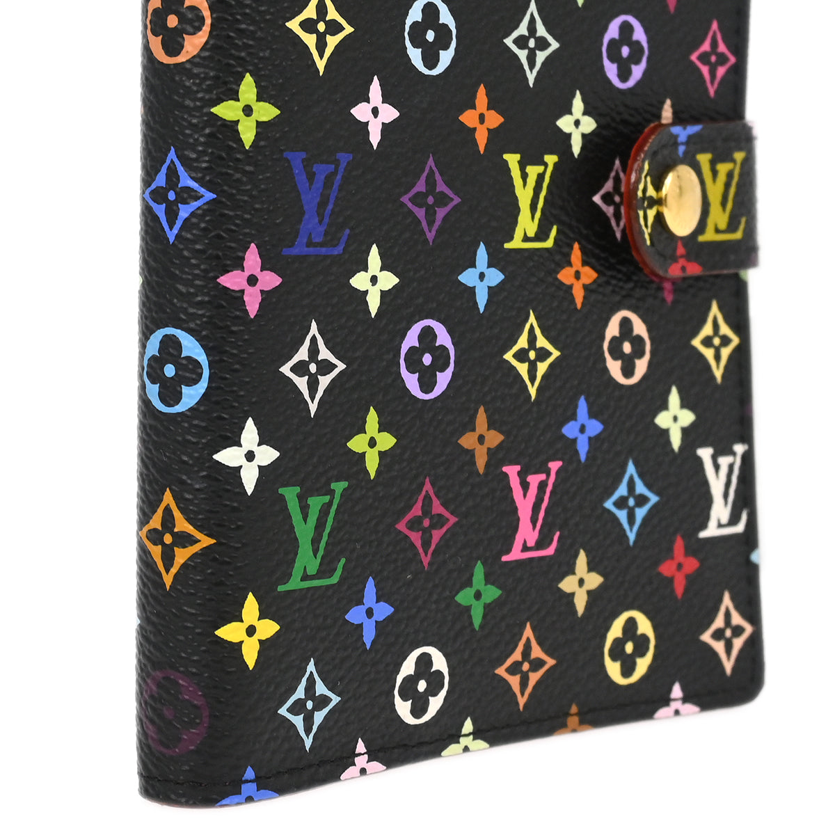 Louis Vuitton 2010 Monogram Multicolor Agenda PM Notebook Cover R21076 Small Good