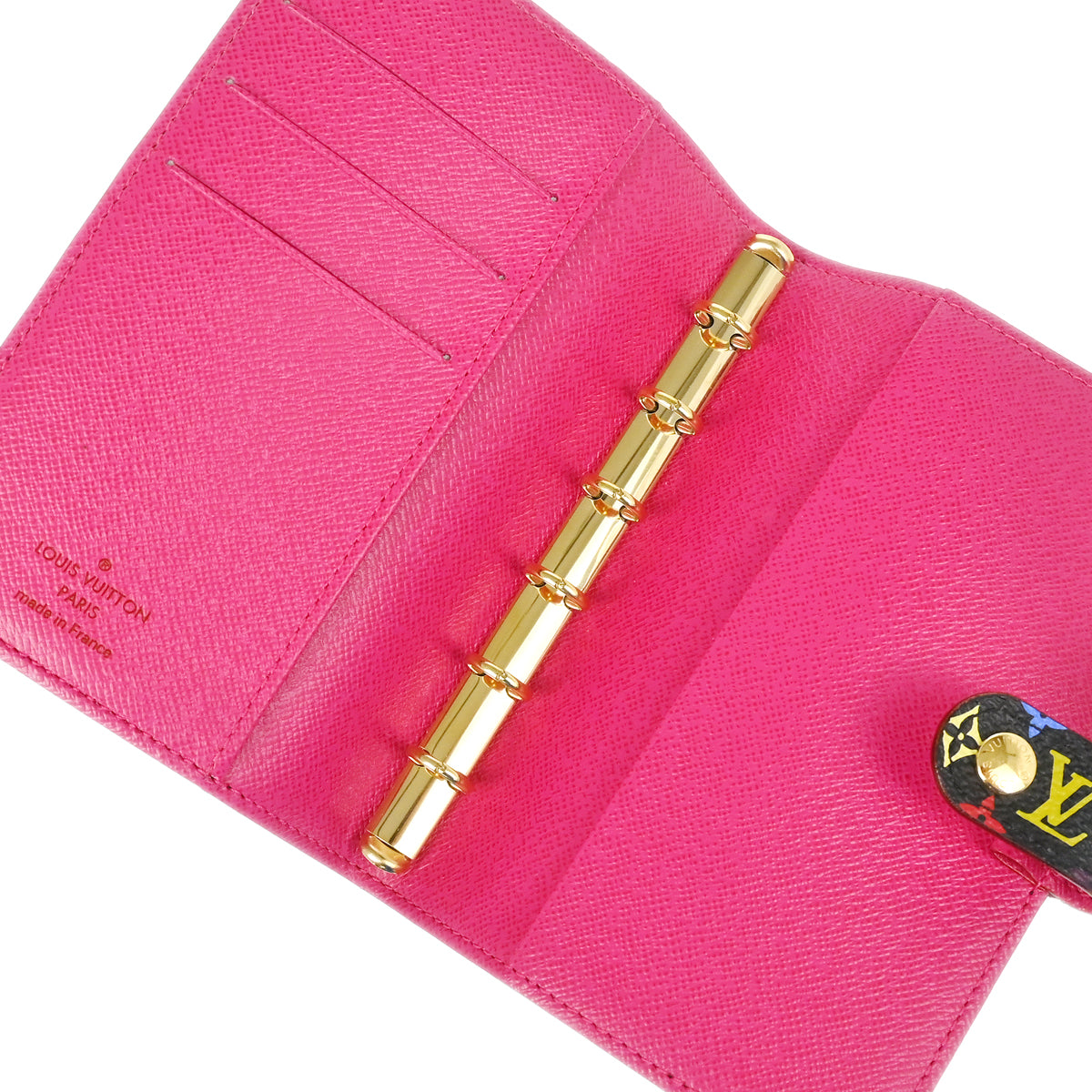 Louis Vuitton 2010 Monogram Multicolor Agenda PM Notebook Cover R21076 Small Good