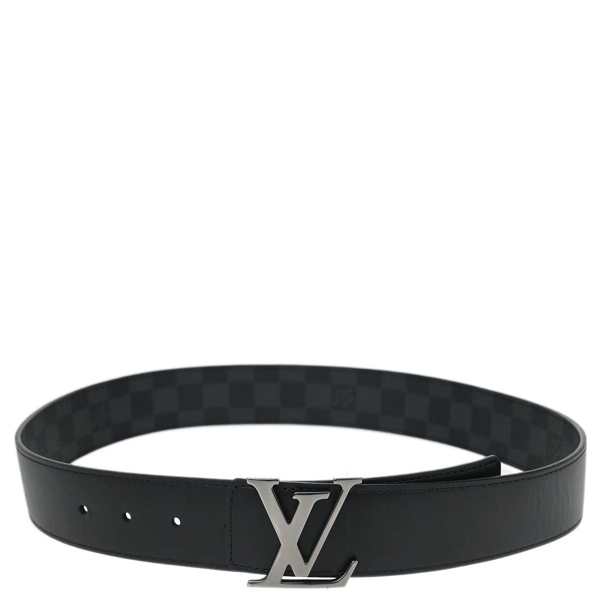 Louis Vuitton Damier Ceinture Reversible Belt M0213W #80/32 Small Good