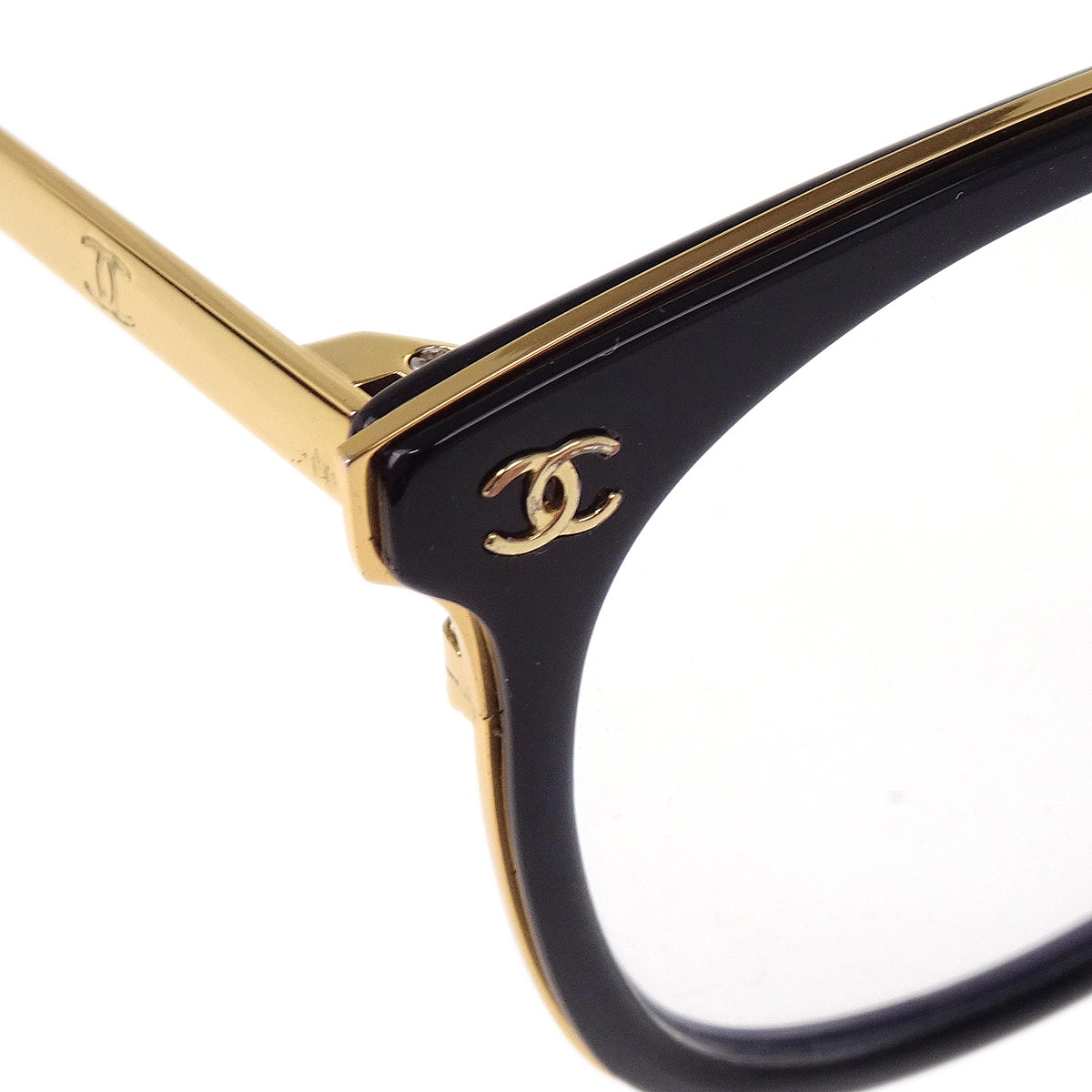 Chanel Eyeglasses Eyewear Black Small Good