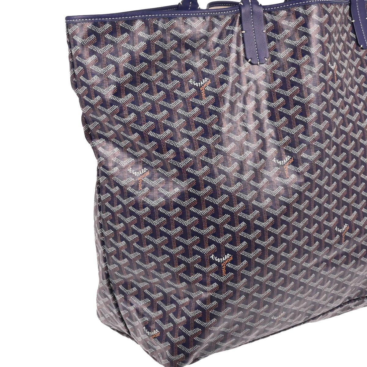 Goyard 2018 Navy Saint Louis XXL Tote Handbag