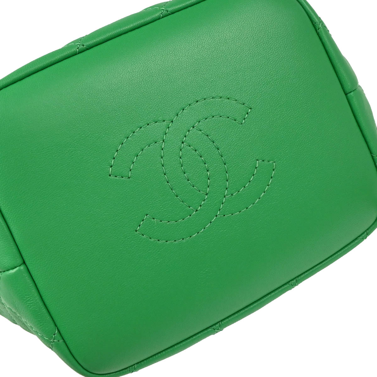 Chanel 2019 Green Lambskin 2way Shoulder Handbag