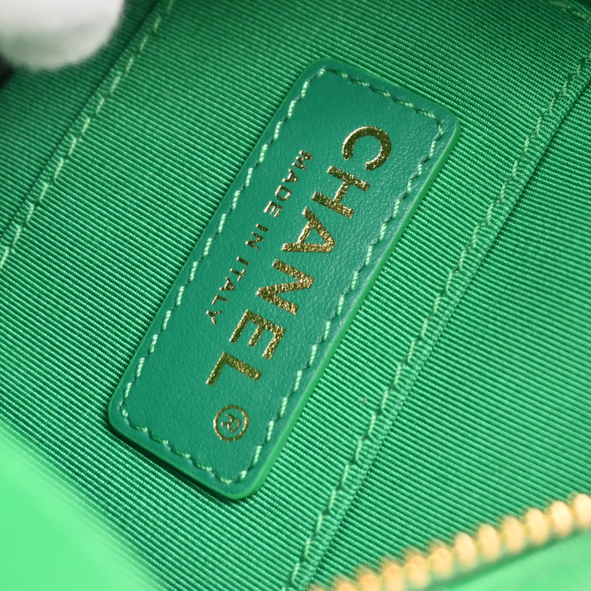 Chanel 2019 Green Lambskin 2way Shoulder Handbag