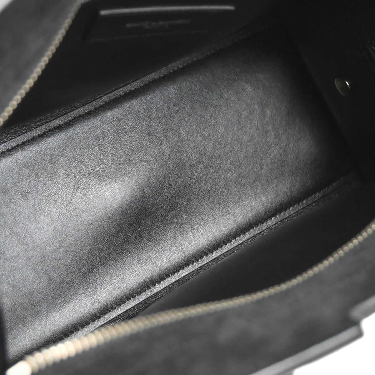 Saint Laurent Black Suede Baby Cabas 2way Shoulder Handbag