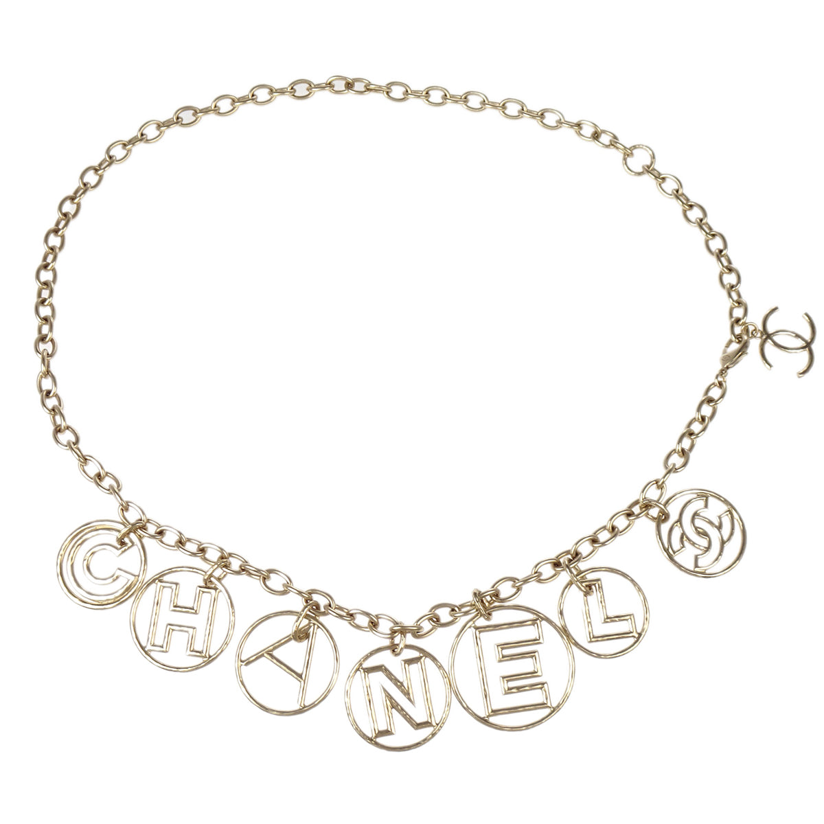 Chanel Chain Belt Gold B17C Small Good