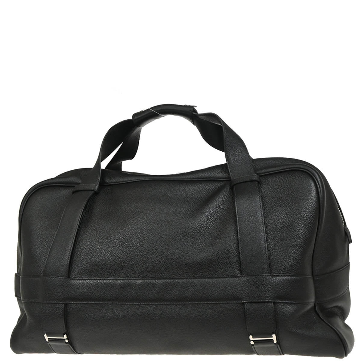 Hermes 2017 Black Taurillon Novillo 50 Arion Travel Handbag