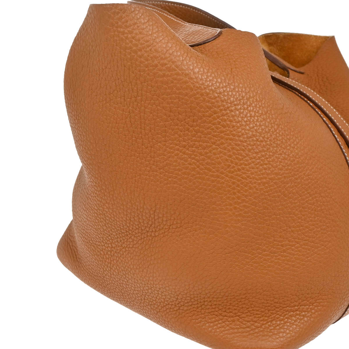Hermes 2019 Gold Taurillon Clemence Picotin Lock 26 GM Handbag