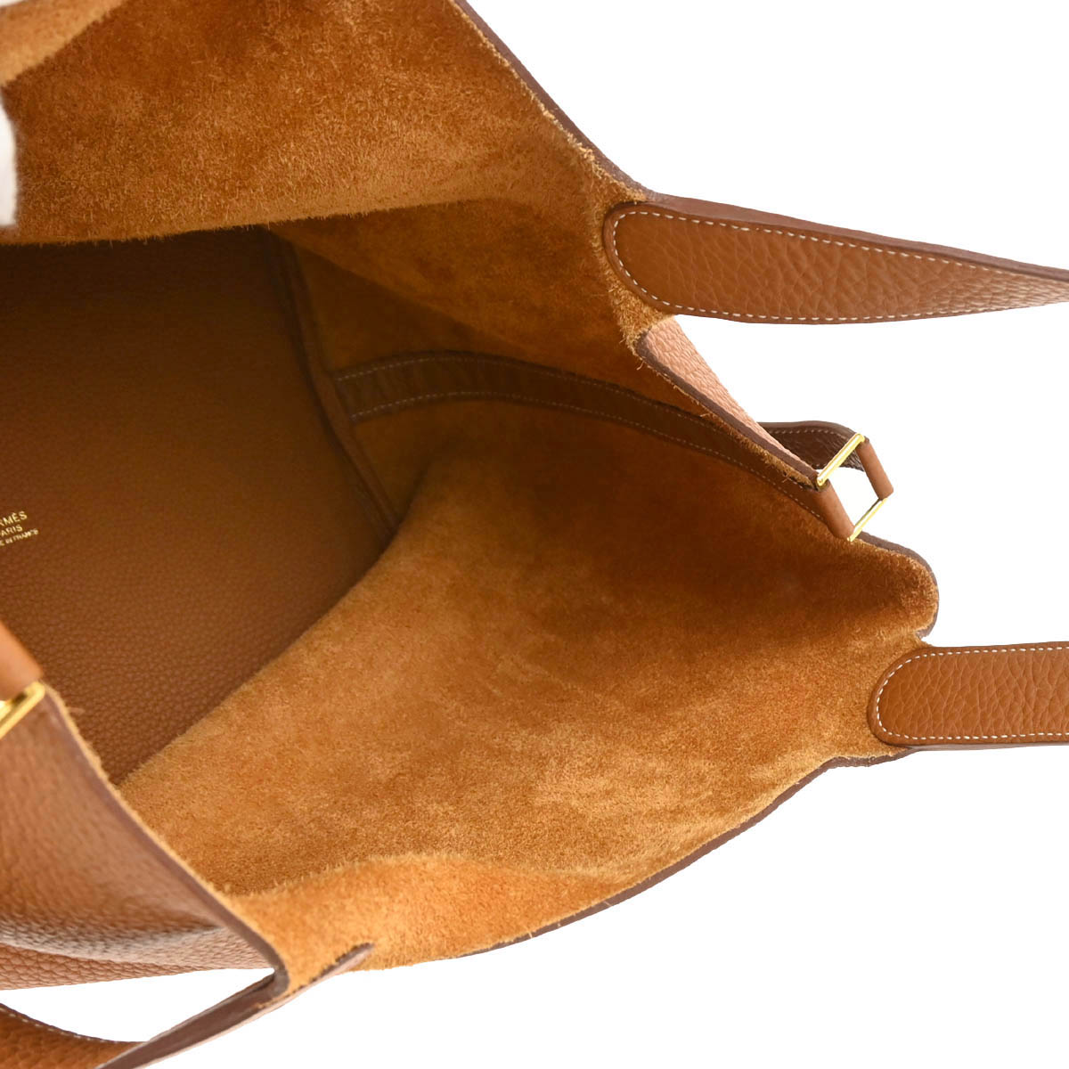 Hermes 2019 Gold Taurillon Clemence Picotin Lock 26 GM Handbag