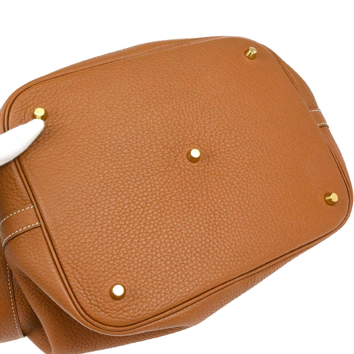 Hermes 2019 Gold Taurillon Clemence Picotin Lock 26 GM Handbag