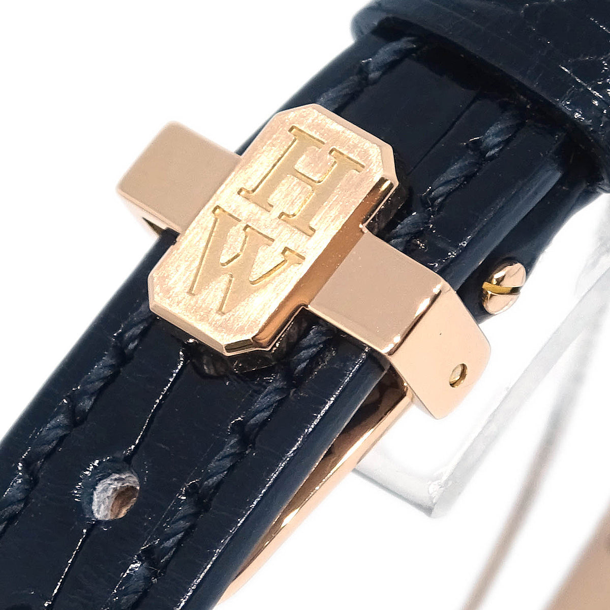 Harry Winston * 332LQR Avenue C Mini Quartz Watch 18KPG Diamond