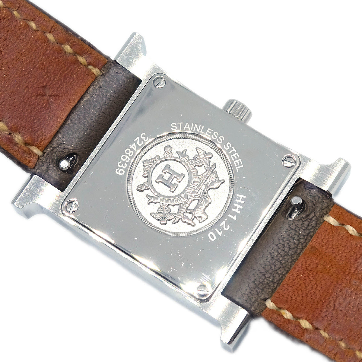 Hermes H Watch HH1.210 Quartz Watch SS Gray