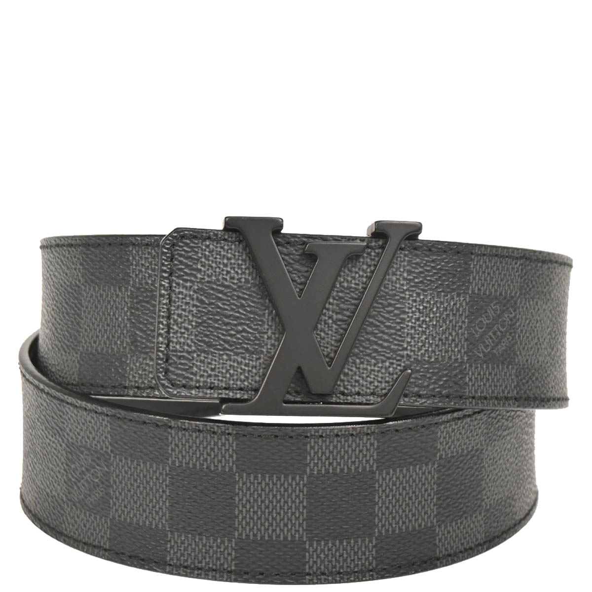 Louis Vuitton Damier Ceinture Initiales Belt M9808U #90/36 Small Good