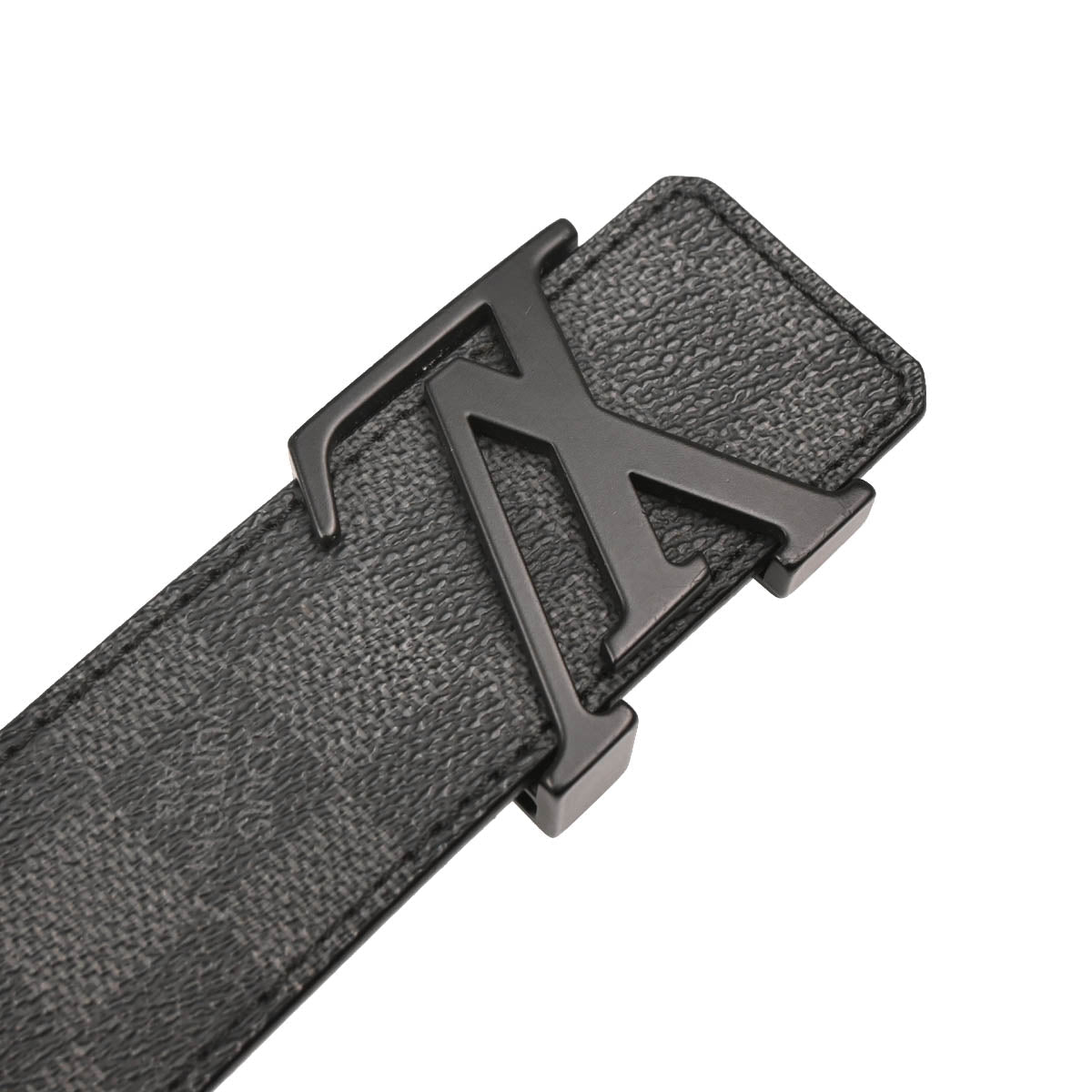 Louis Vuitton Damier Ceinture Initiales Belt M9808U #90/36 Small Good