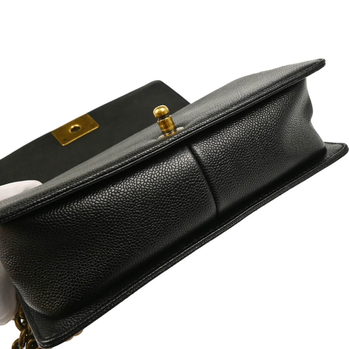 Boy Chanel 2014 Black Caviar Medium Shoulder Bag