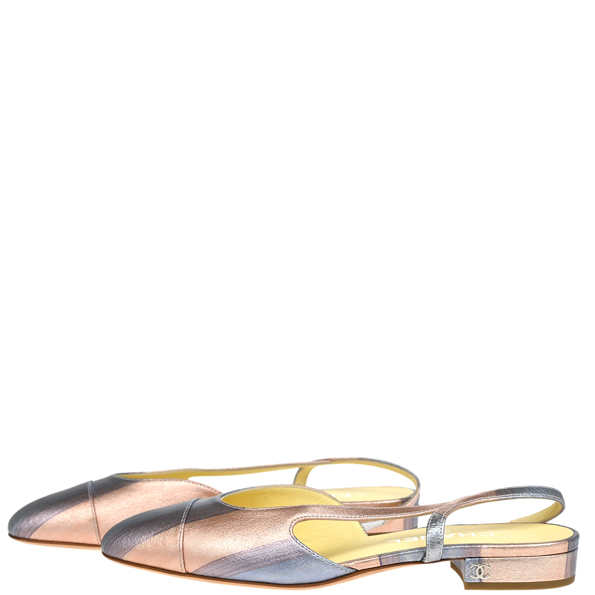 Chanel * Pink Leather Shoes Sandals #37