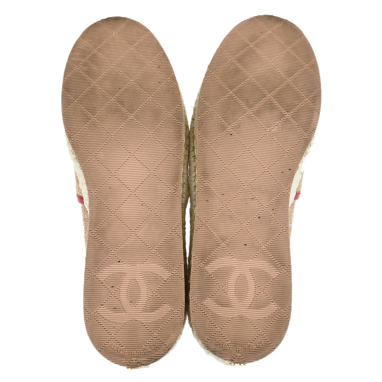 Chanel * Beige Straw Shoes
