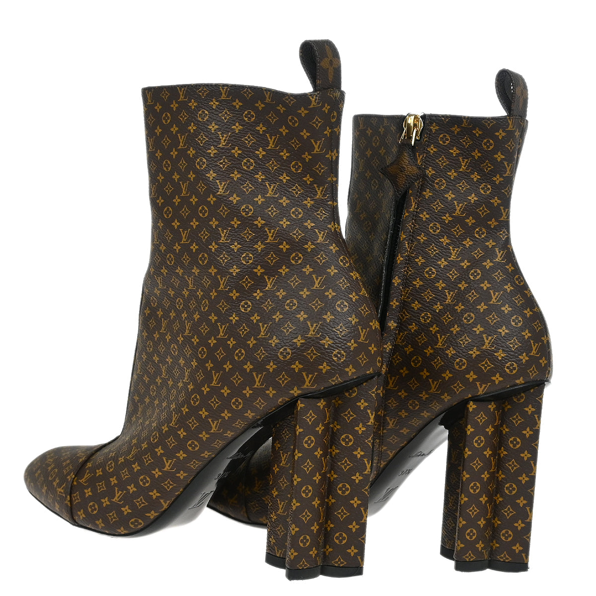 Louis Vuitton * Brown Monogram Shoes Boots #37
