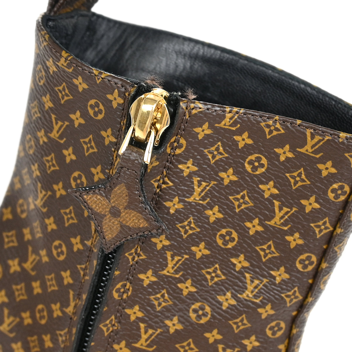 Louis Vuitton * Brown Monogram Shoes Boots #37