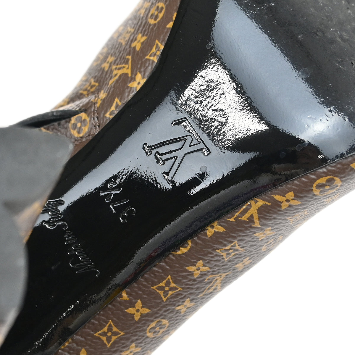 Louis Vuitton * Brown Monogram Shoes Boots #37