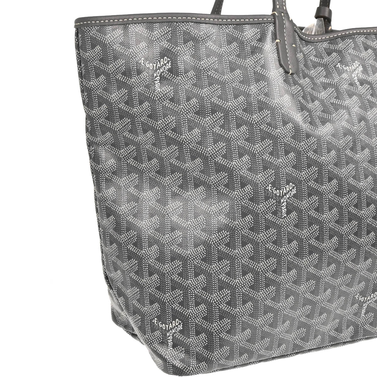 Goyard 2018 Gray Saint Louis PM Tote Bag