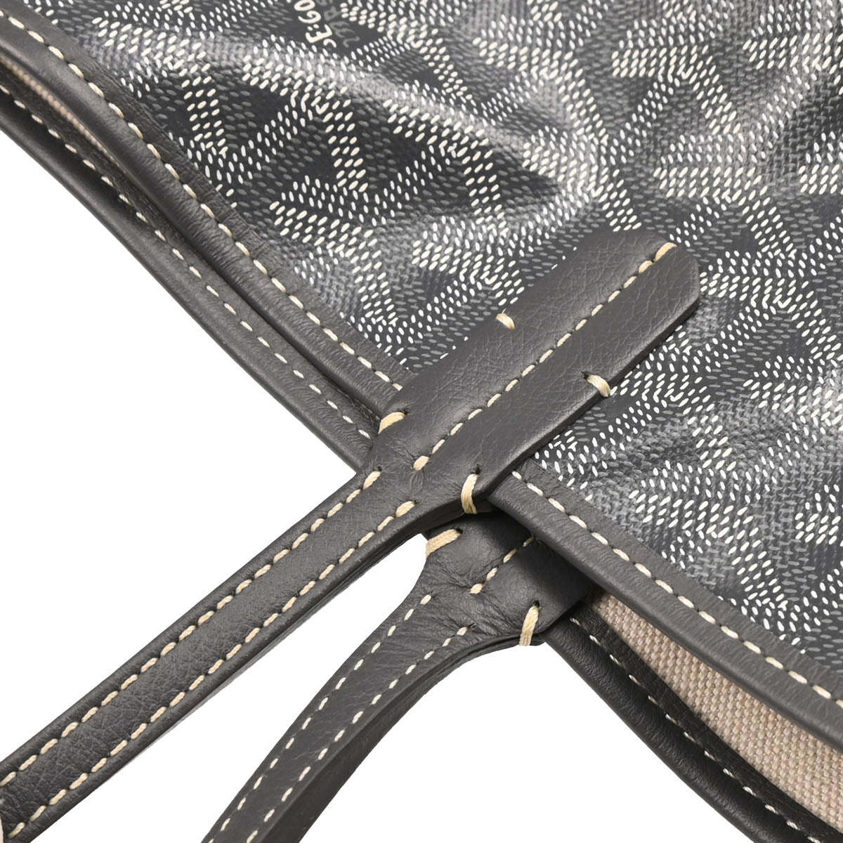 Goyard 2018 Gray Saint Louis PM Tote Bag