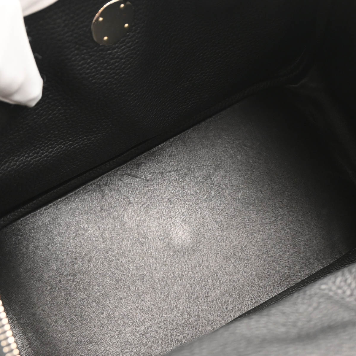 Hermes 2017 Black Taurillon Clemence Lindy 30 Shoulder Bag