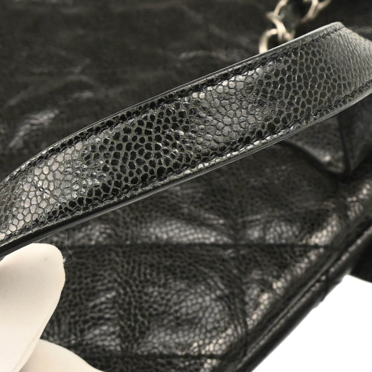 Chanel 2013-2014 Black Calfskin CC Crave Tote 2way Shoulder Handbag