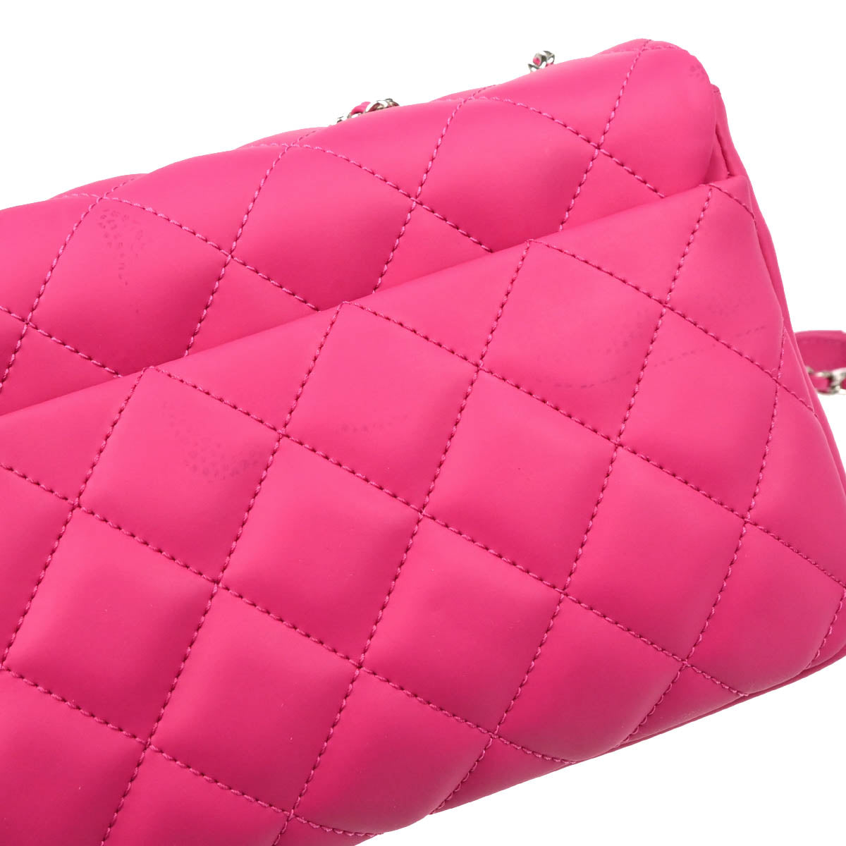 Chanel 2016-2017 Pink Lambskin Shoulder Bag
