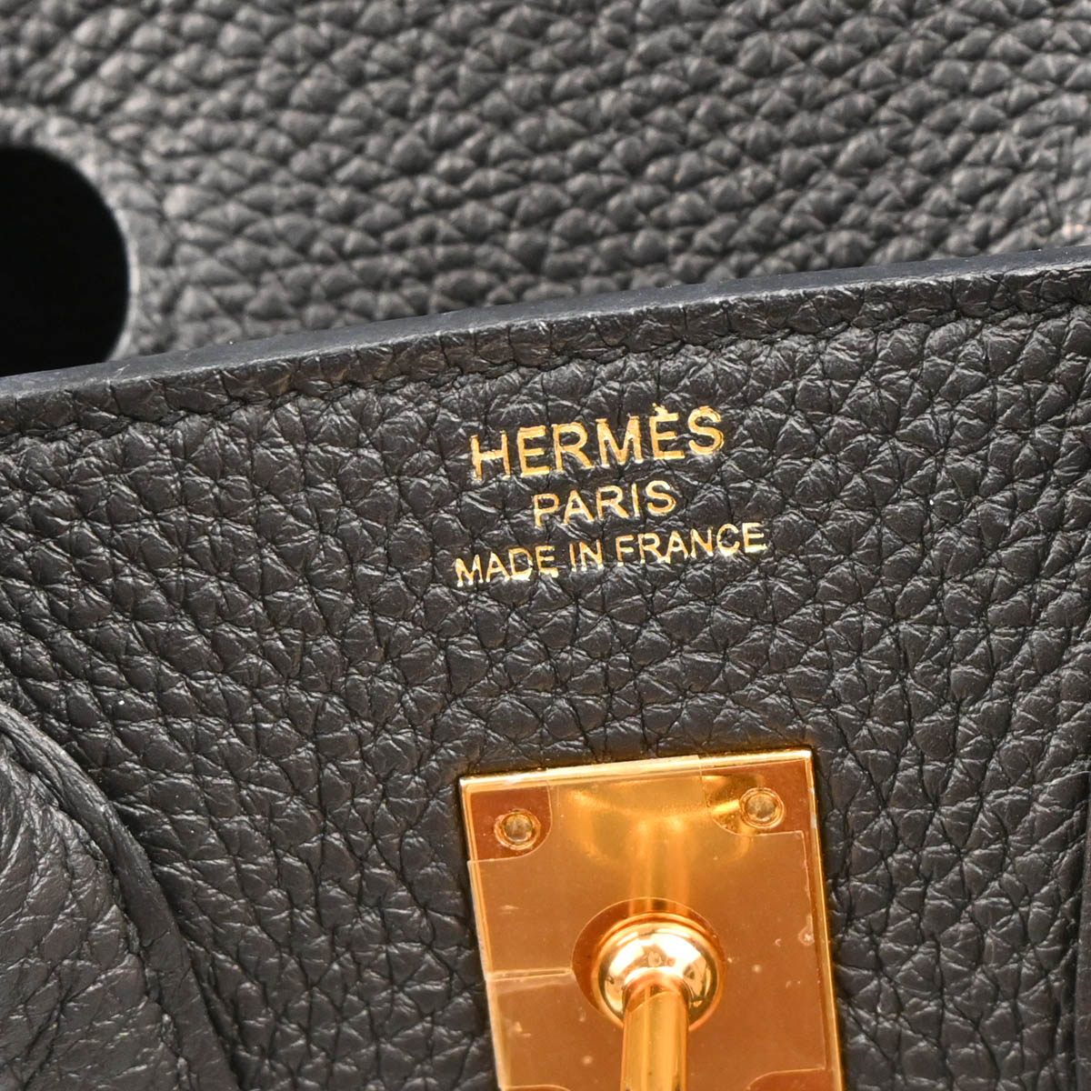 Hermes 2019 Black Togo Birkin 25 Handbag