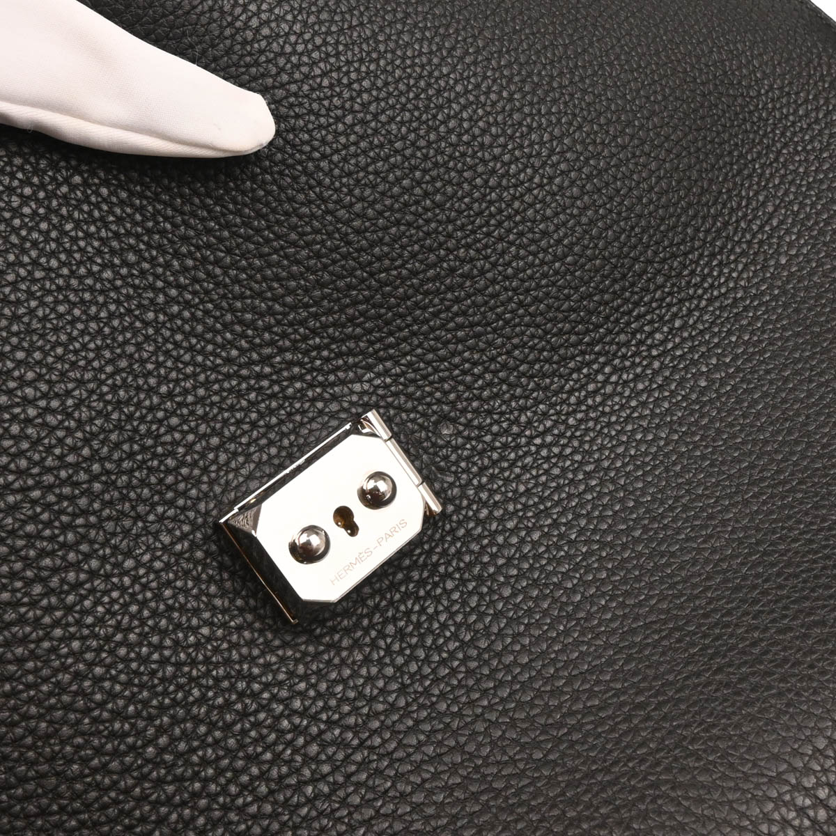 Hermes 2015 Black Togo Sac a Depeches 38 Briefcase