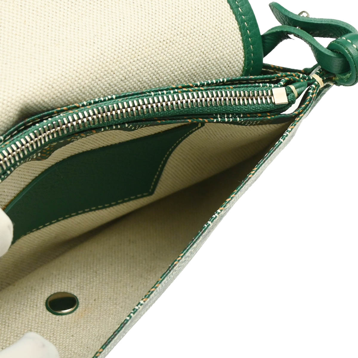 Goyard 2019 Green Plumet Shoulder Bag Pochette Wallet