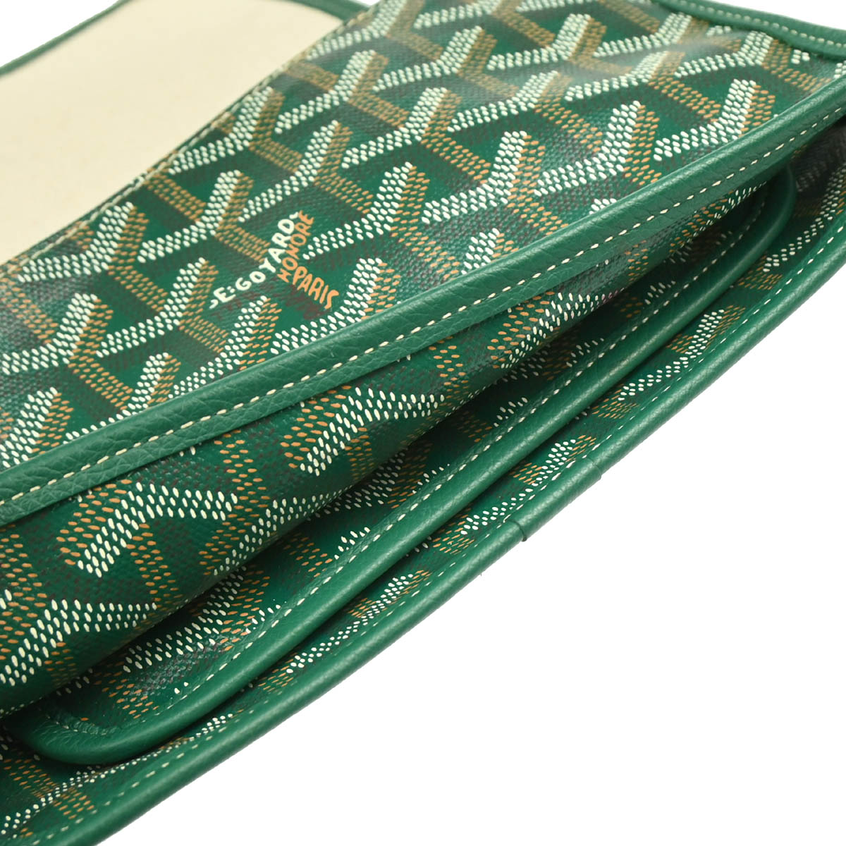 Goyard 2019 Green Plumet Shoulder Bag Pochette Wallet
