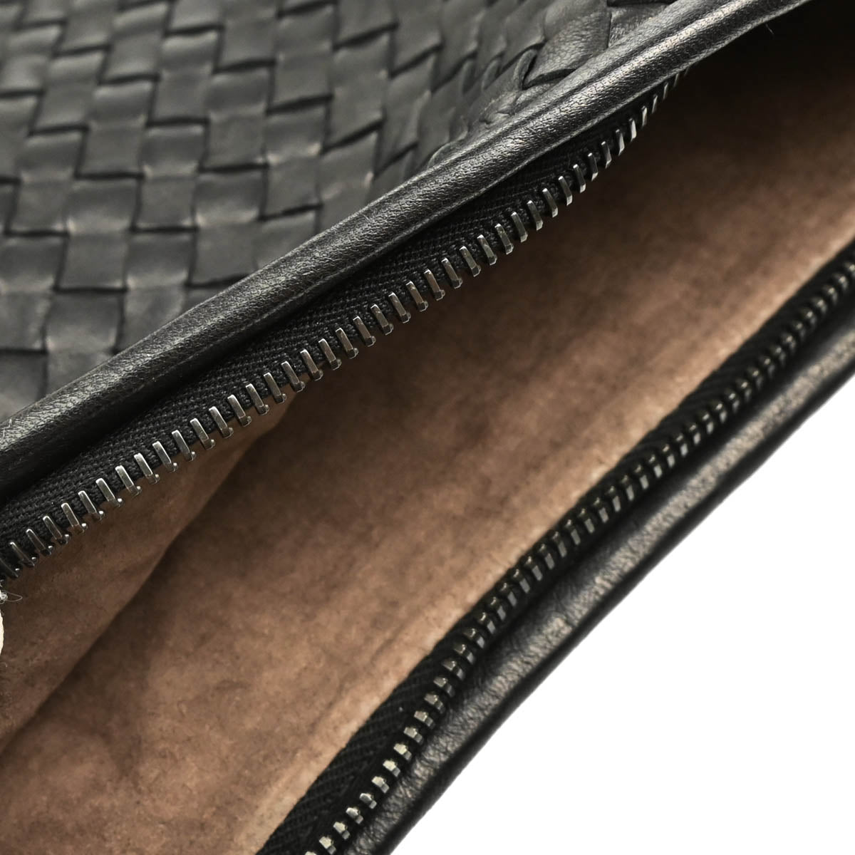 Bottega Veneta Black Intrecciato Hobo Handbag