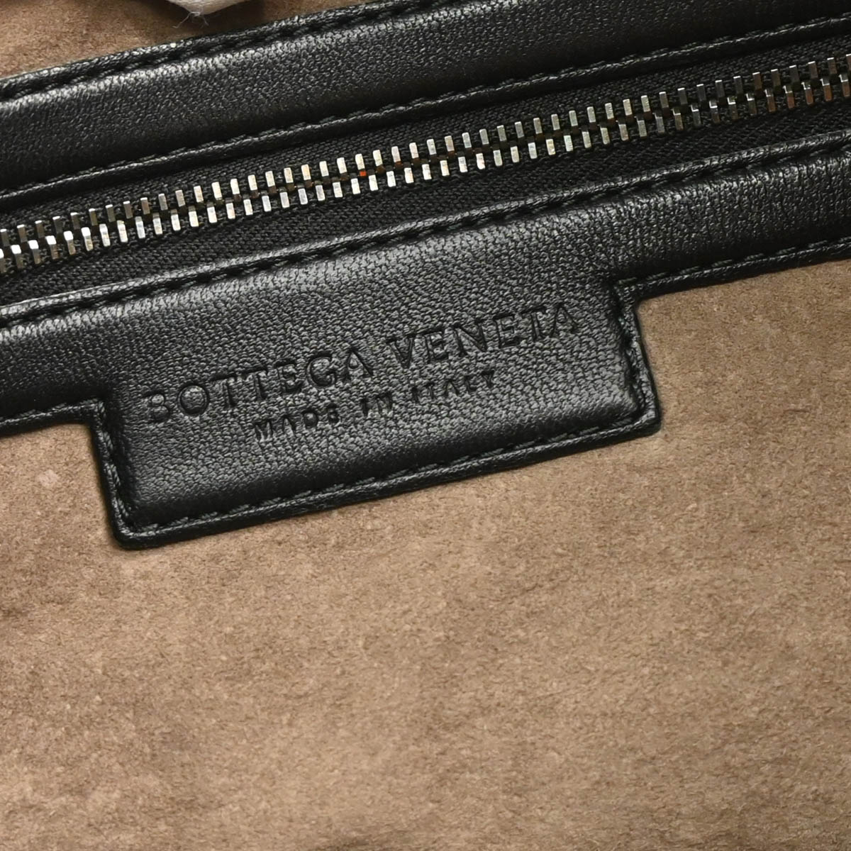 Bottega Veneta Black Intrecciato Hobo Handbag