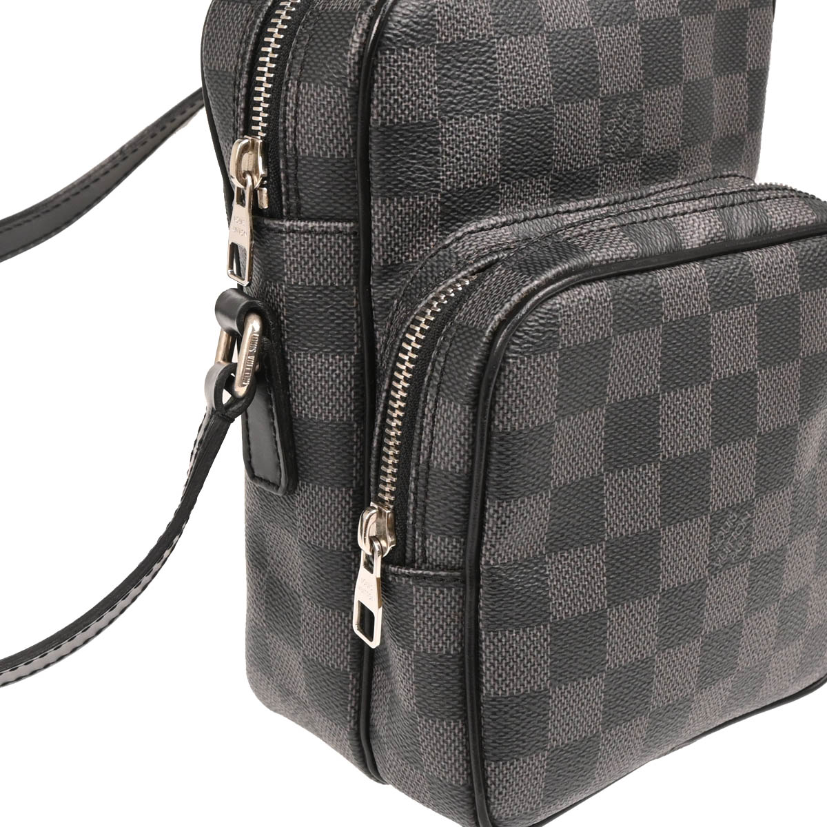 Louis Vuitton 2010 Damier Graphite Rem Shoulder Bag N41446