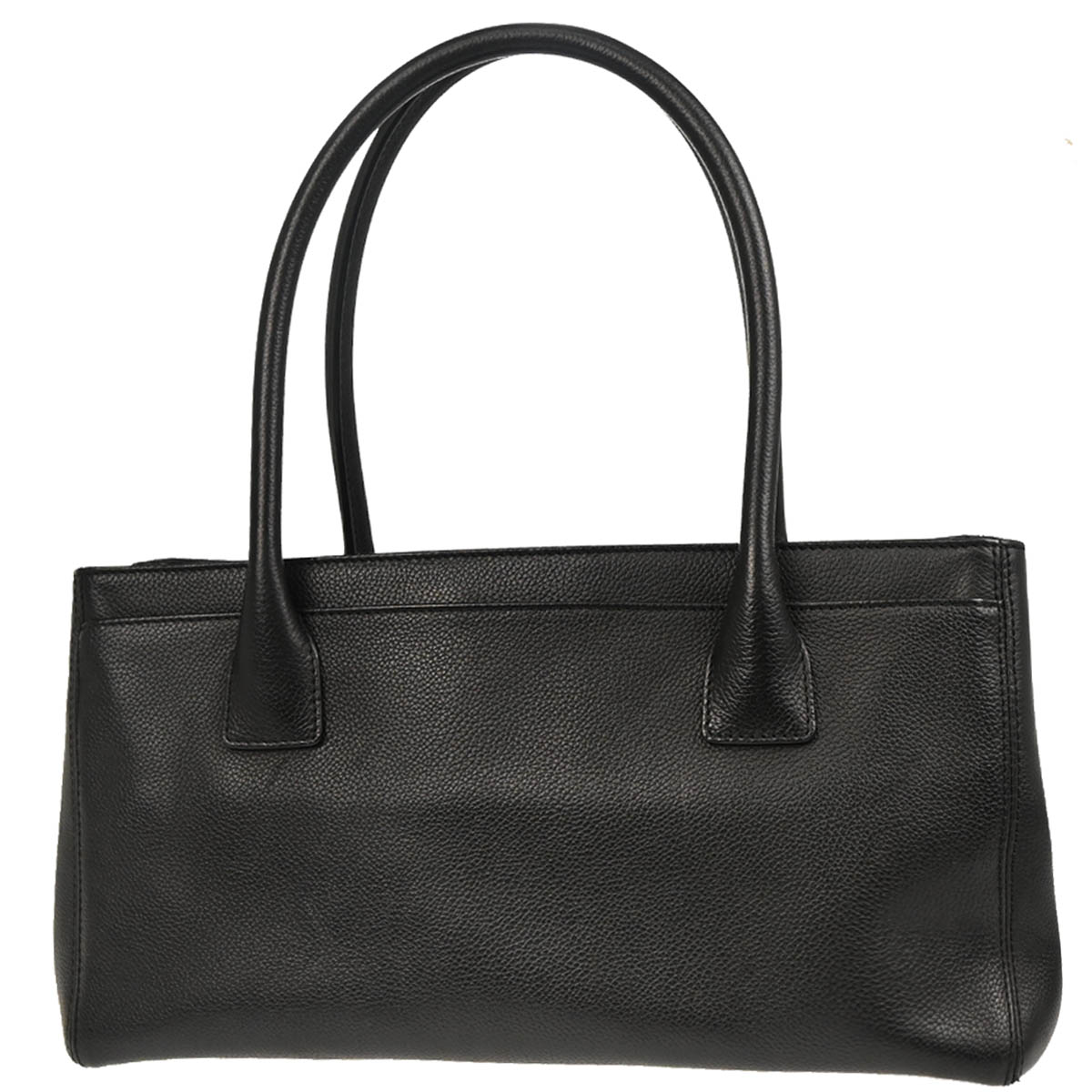 Chanel 2012-2013 Black Deerskin Executive Cerf Tote Bag