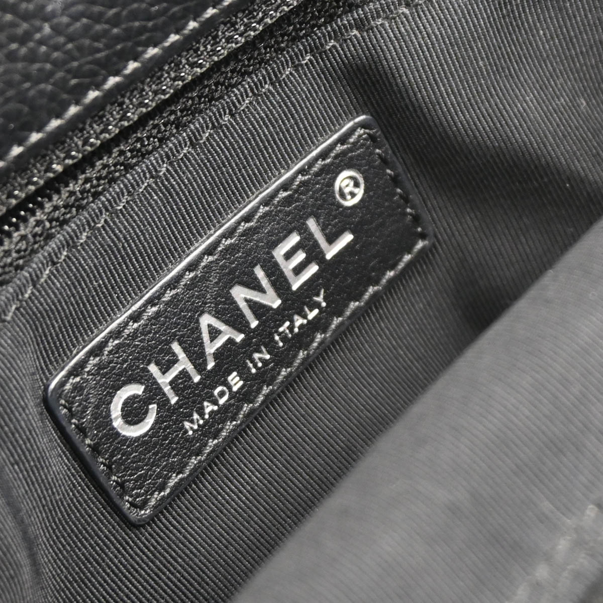 Chanel 2012-2013 Black Deerskin Executive Cerf Tote Bag