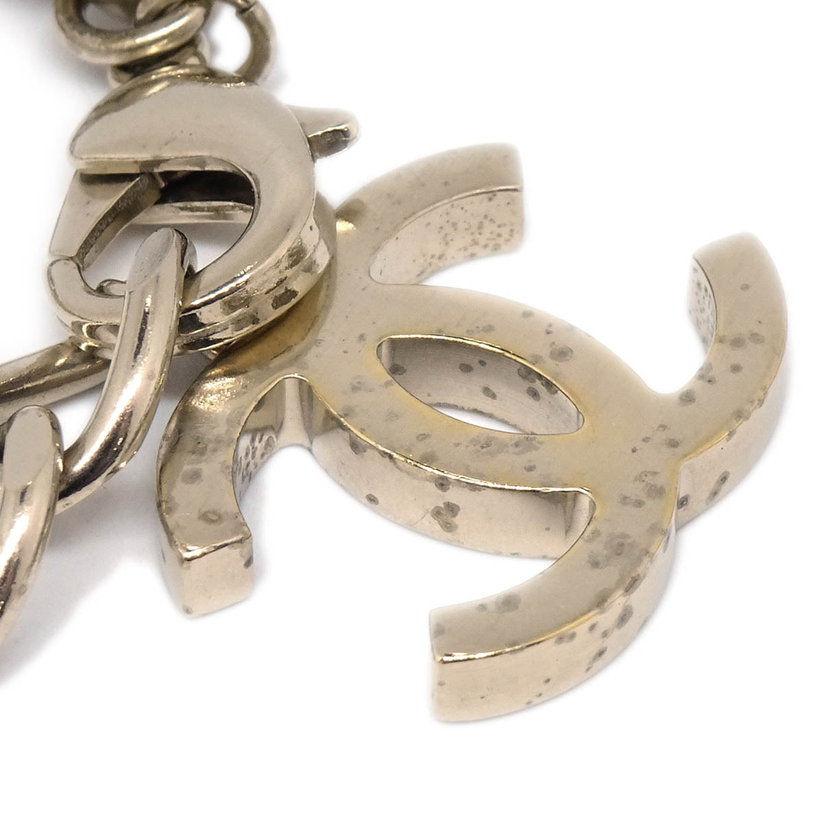 Chanel CC Bracelet Silver B15P