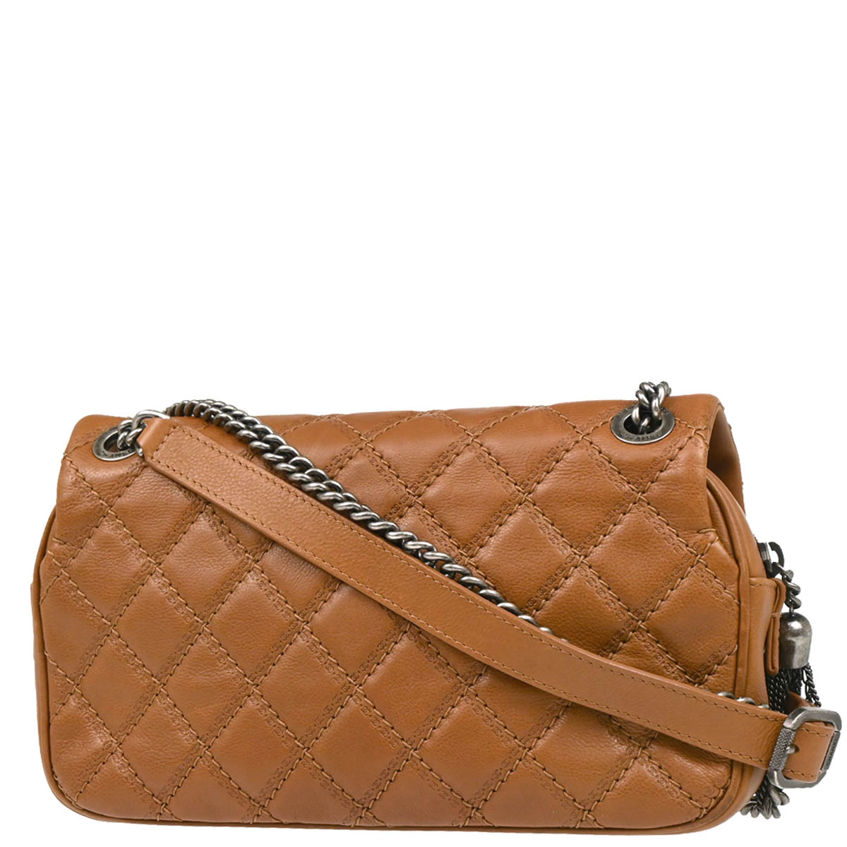 Chanel 2013-2014 Brown Calfskin Coco Sporran Shoulder Bag
