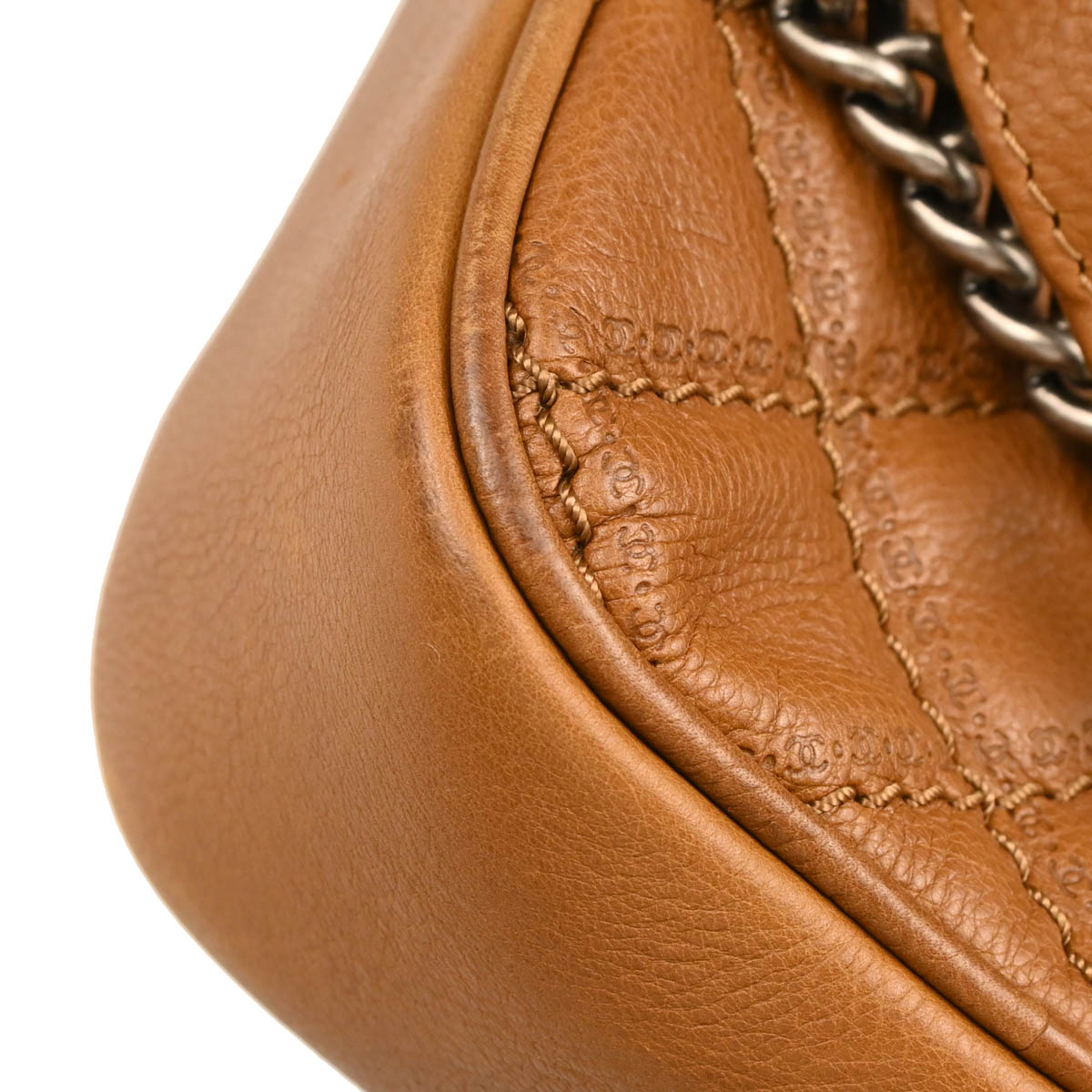 Chanel 2013-2014 Brown Calfskin Coco Sporran Shoulder Bag