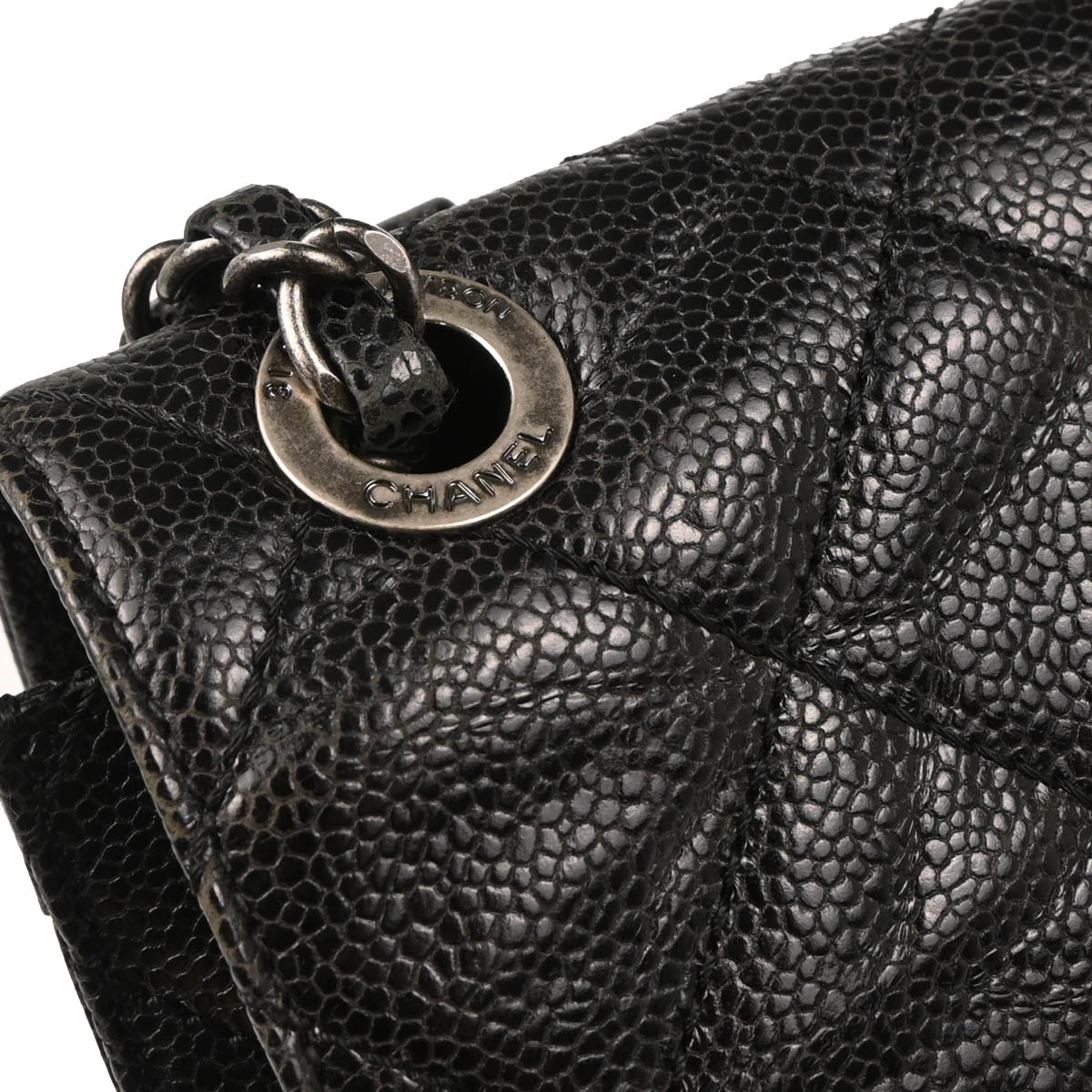 Chanel 2013-2014 Black Caviar CC Crave Shoulder Bag