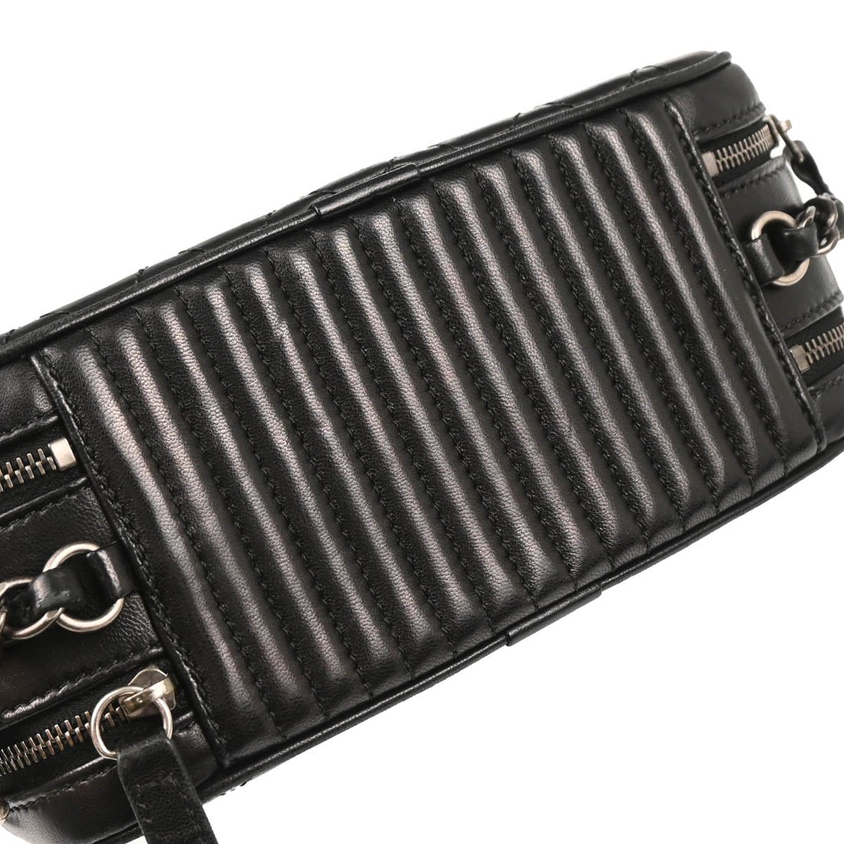 Chanel 2014-2015 Black Lambskin Small Coco Boy Camera Bag