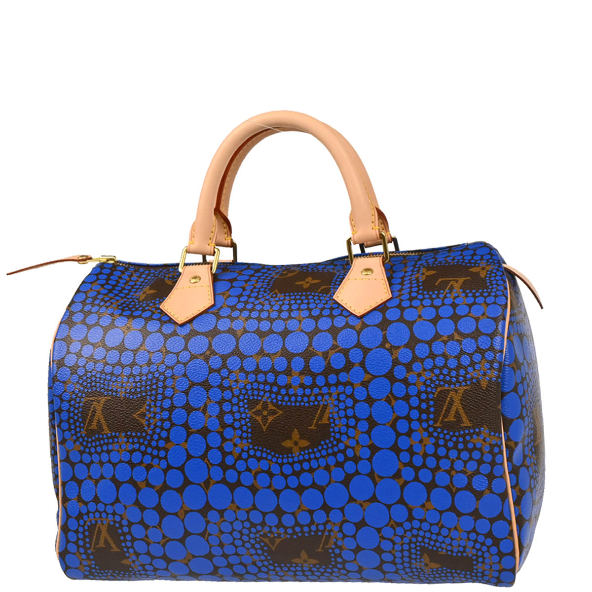 Louis Vuitton 2012 Blue Monogram Town Speedy 30 Handbag M40691