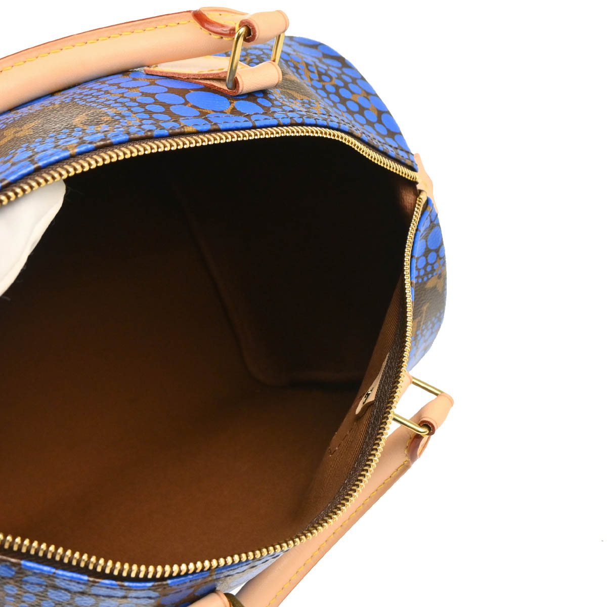 Louis Vuitton 2012 Blue Monogram Town Speedy 30 Handbag M40691