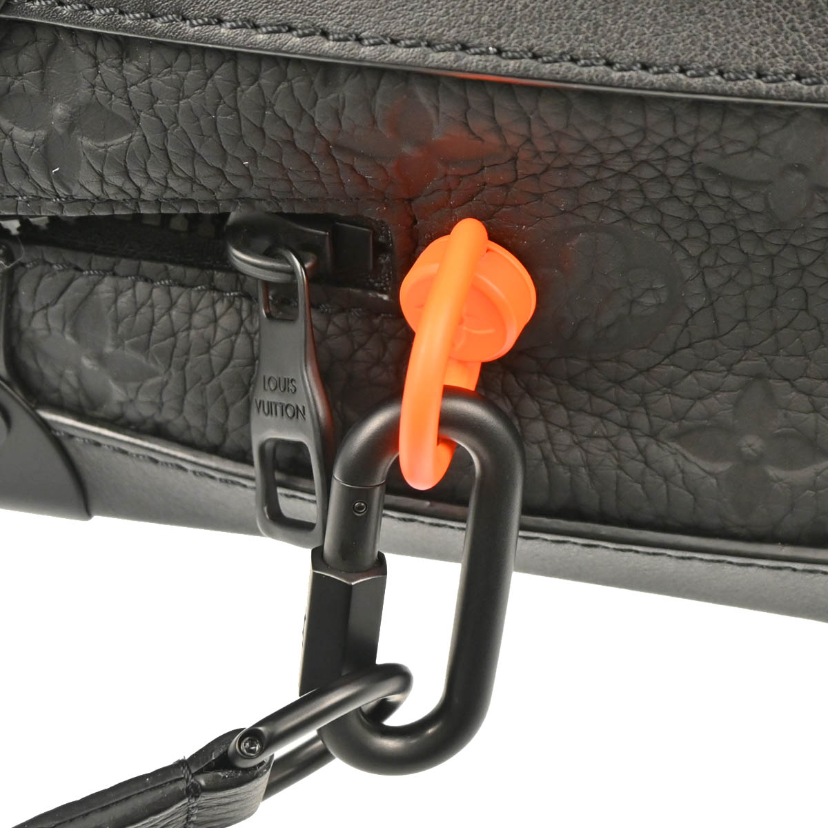 Louis Vuitton Black Taurillon Soft Trunk Shoulder Bag M53288