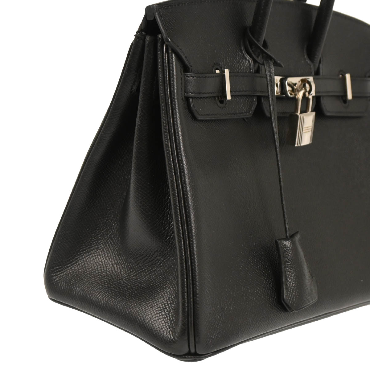 Hermes 2010 Black Epsom Birkin 25 Handbag