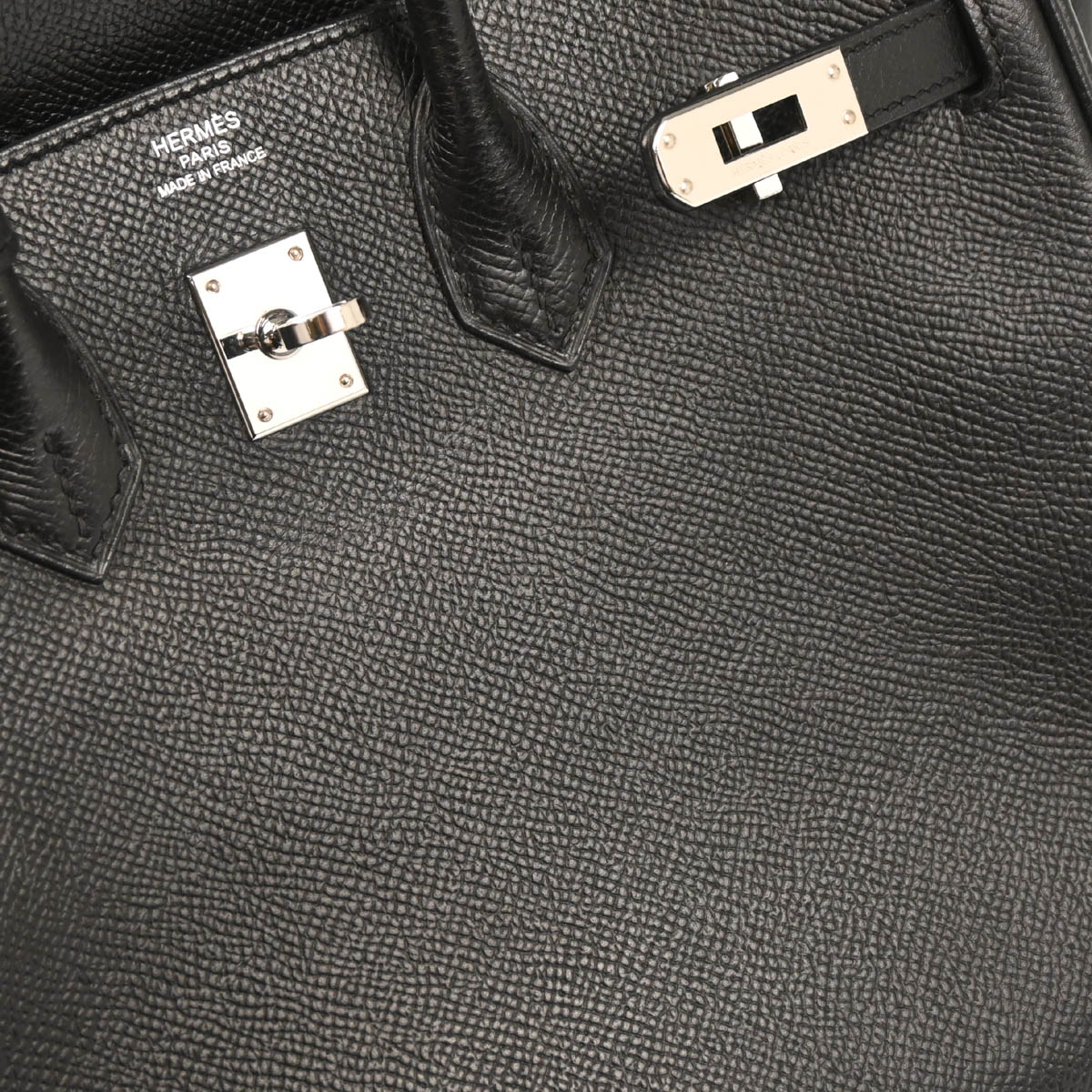 Hermes 2010 Black Epsom Birkin 25 Handbag