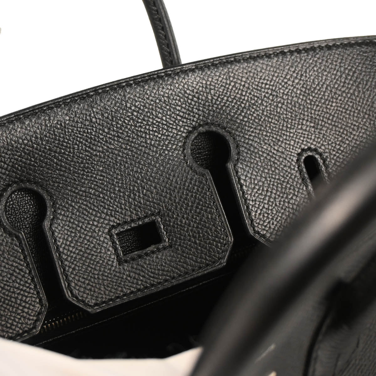 Hermes 2010 Black Epsom Birkin 25 Handbag