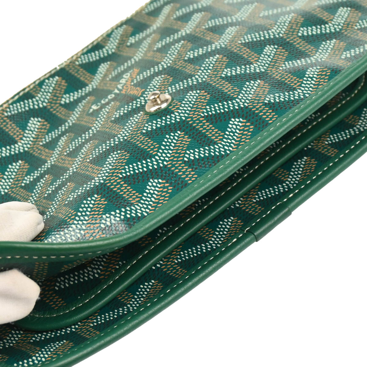 Goyard 2019 Green Plumet Shoulder Bag Pochette Wallet