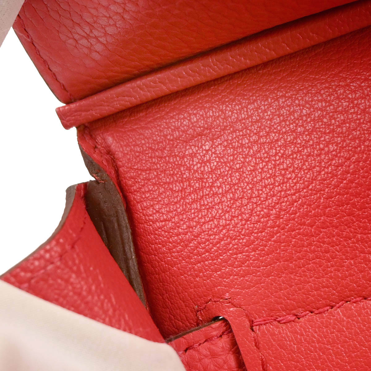 Hermes Bougainvillier Taurillon Clemence Shoulder Birkin Handbag
